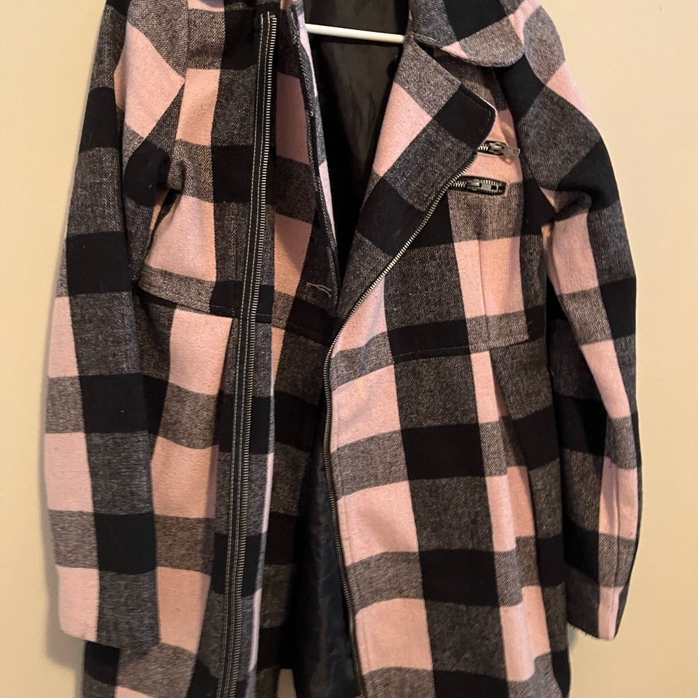 Plaid Trenchcoat